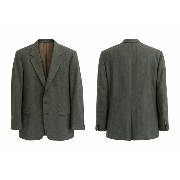 Pendleton Other - Vintage Pendleton Mens 50L Wool Tweed Blazer Suede Elbow Patches Jacket